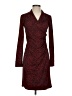 Express 100% Polyester Burgundy Cocktail Dress Size 1 - 2 - photo 1