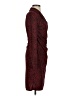 Express 100% Polyester Burgundy Cocktail Dress Size 1 - 2 - photo 4