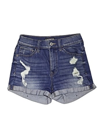 Express Denim Shorts (view 1)