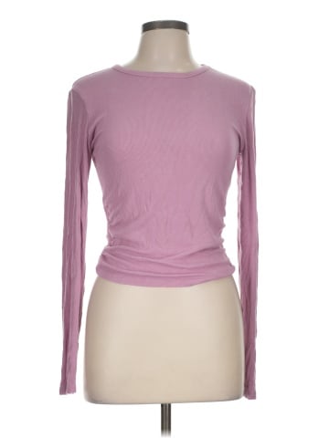 Pink Rose Long Sleeve T-Shirt (view 1)