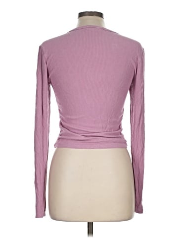 Pink Rose Long Sleeve T-Shirt (view 2)