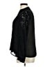 Ultra Pink 100% Polyester Black Long Sleeve Blouse Size XL - photo 5