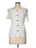 Vero Moda White Short Sleeve Blouse Size L - photo 1