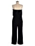 Ann Taylor LOFT 100% Polyester Solid Black Jumpsuit Size M (petite) - photo 2