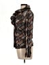 Samuel Dong 100% Polyester Print Brown Jacket Size L - photo 5