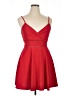 Trixxi Solid Red Cocktail Dress Size XL - photo 1