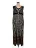 Ruby Rd. Graphic Black Casual Dress Size 3X - photo 1