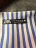 Zara Blue 3/4 Sleeve Blouse Size M - photo 4