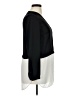 ASOS 100% Polyester Color Block Black 3/4 Sleeve Blouse Size 10 - photo 4