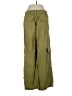 Zara 100% Cotton Green Cargo Pants Size S - photo 2