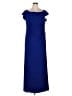 Xscape Solid Blue Cocktail Dress Size 22 - photo 1