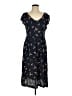 Roxy Floral Blue Casual Dress Size L - photo 1