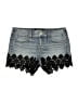 Express Blue Denim Shorts Size 8 - photo 1