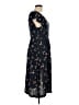 Roxy Floral Blue Casual Dress Size L - photo 4