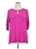 Ellen Tracy Pink 3/4 Sleeve Top Size XL - photo 1