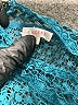 Luxxel 100% Polyester Teal Cocktail Dress Size L - photo 7