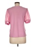 CeCe Pink Short Sleeve Top Size M - photo 2