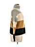 Cliche Color Block Tan Turtleneck Sweater Size XL - photo 4
