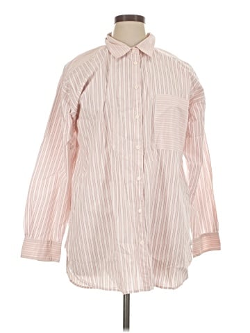 Ann Taylor LOFT Long Sleeve Button-Down Shirt (view 1)