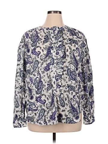 Lane Bryant Long Sleeve Blouse (view 1)