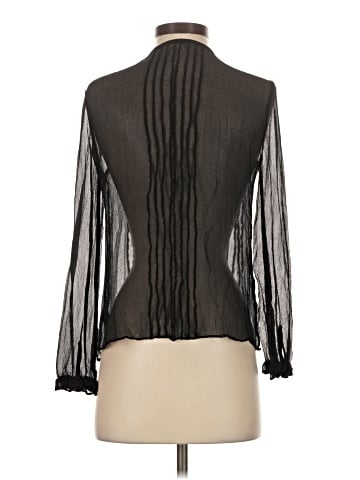 Rebecca Taylor Long Sleeve Silk Top (view 2)