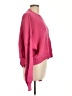 Elodie Solid Pink Pullover Sweater Size L - photo 4