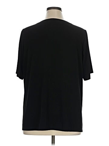 Susan Graver Short Sleeve Top (view 2)