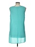 Worthington 100% Polyester Teal Sleeveless Blouse Size L - photo 2