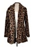 Love Tree 100% Polyester Animal Print Brown Coat Size S - photo 1
