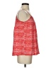 Aqua 100% Polyester Red Sleeveless Blouse Size XS - photo 4