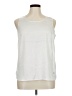 Anne Klein White Sleeveless Top Size L - photo 1