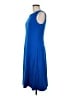 Talbots Outlet Solid Blue Casual Dress Size 6 - photo 5