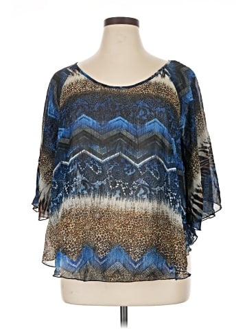 Unique Spectrum 3/4 Sleeve Blouse (view 1)