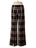 Parallel Plaid Brown Casual Pants Size 8 - photo 2
