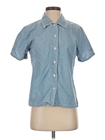 Classic Elements Short Sleeve Button-Down Shirt (view 1)