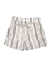 Harmony + Havoc 100% Cotton Stripes Gray Shorts Size 8 - photo 1
