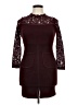 Nordstrom 100% Polyester Burgundy Cocktail Dress Size XL - photo 1