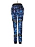 Hot Kiss Graphic Blue Active Pants Size S - photo 2