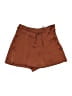 Forever 21 100% Polyester Solid Brown Shorts Size S - photo 1