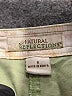 Natural Reflections 100% Cotton Solid Green Shorts Size 6 - photo 3