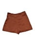 Forever 21 100% Polyester Solid Brown Shorts Size S - photo 2