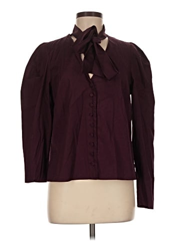 Madewell V-Neck Button-Front Top (view 1)