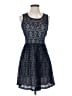 Guess Argyle Blue Casual Dress Size S (estimated) - photo 1