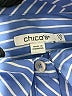 Chico's Blue 3/4 Sleeve Button-Down Shirt Size Sm (0.5) - photo 7