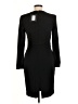 Halston Solid Black Cocktail Dress Size 6 - photo 2