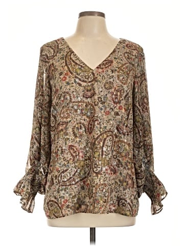 1.State Long Sleeve Blouse (view 1)