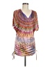 Boston Proper Purple Short Sleeve Blouse Size M - photo 1