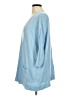 August Silk Blue Pullover Sweater Size M - photo 5