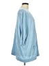 August Silk Blue Pullover Sweater Size M - photo 4