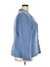 DressBarn 100% Silk Blue Silk Blazer Size 20 - photo 4